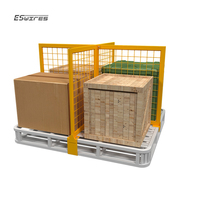 Heavy Duty Entrepôt Stockage Euro Standard Logistique Transport Acier Métal Chariot Élévateur Bidirectionnel Fer Palette