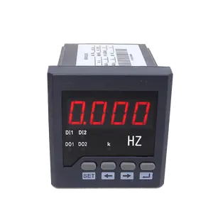 SX72-HZ 0-10V 72*72Mm Uitgangspaneelmeter Eenfasige Digitale Frequentiemeter