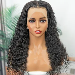 Brezilyalı Frontal ombre koyu kökleri ön Pixie kesim İnsan saç Afro insan karışımı saç ekleme ve şeffaf saç peruk satıcı