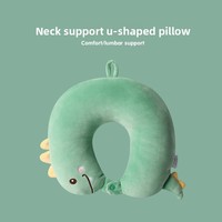 Oreiller de voyage en coton PP en forme de U, en velours cristal, confortable pour la sieste au bureau, cadeaux d'affaires personnalisés, vente en gros