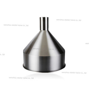 Fino aço inoxidável SS304 316L grau sanitário Soldagem grande diâmetro funil circular - Product Image 1