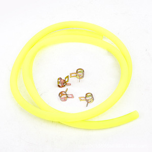Tmqwag Tuyau en caoutchouc de 2 m avec 4 clips, ajustement universel pour kit de tuyau de filtre de moto tout-terrain - Product Image 5