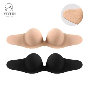 2023 Silicone Bras Sports Strapless adesivo pegajoso Push Up Bras para Backless para as mulheres