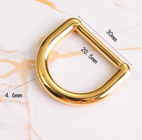 Connecteurs de sangle en acier inoxydable personnalisés HEFT, ton or et argent, pour sacs en cuir de luxe, OEM ODM
