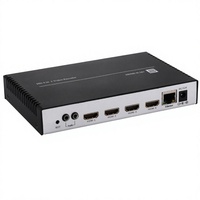 Codificador de Video IP de 4 Canales H.265 4K para Transmisión en Vivo IP, Codificador para Transmisión en Vivo, Señalización Digital