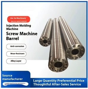 Fabrika özel çift alaşım enjeksiyon vidası varil dikey plastik kauçuk ABS PP PPS için çift enjeksiyon makinesi - Product Image 3