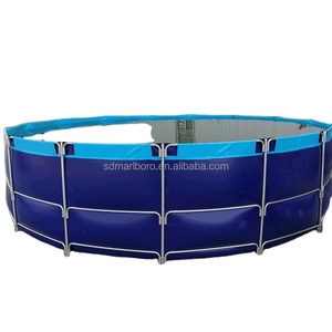 อุปกรณ์รองรับท่อเหล็กชุบสังกะสีแบบจุ่มร้อนตามสั่ง สำหรับตู้ปลาทรงกลม อุปกรณ์เพาะเลี้ยงปลาและกุ้งความจุสูง - Product Image 1
