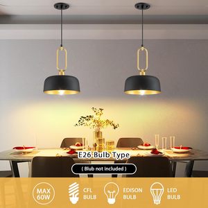 Set di 3 Lampade a Sospensione Industriali Nere Stile Fattoria, Illuminazione Regolabile per Isola Cucina, Lampadari e Luci Pendenti - Product Image 3
