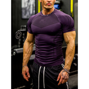 Camiseta de Compresión Deportiva para Hombre, de Alta Elasticidad, para Entrenamiento y Running al Aire Libre - Product Image 3