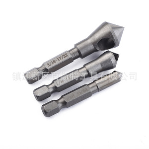 Lingxian Wood <b>Chamfering</b> <b>Tool</b> 3Pc Hex Handle British Standard Countersink For Metal Workpiece High Accuracy - Product Image 3