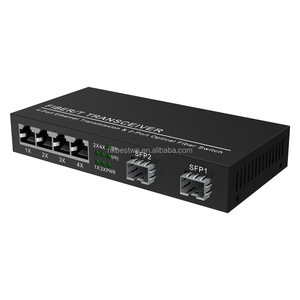 Convertidor de Medios OEM 2G4E de Fibra a Ethernet, 2xSFP 4xRJ45, Switch de Fibra Ethernet 10/100/1000 Base-Tx a 1000Base-FX - Product Image 5