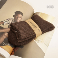 2025 hommes léger laine/acrylique équipage chaussettes doux confortable thermique chaud hiver randonnée botte antibactérien décontracté corps quotidien