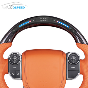<span class=keywords><strong>Volant</strong></span> en fibre de carbone LED pour <span class=keywords><strong>Range</strong></span> <span class=keywords><strong>Rover</strong></span> Sport, <span class=keywords><strong>volant</strong></span> Land <span class=keywords><strong>Rover</strong></span> en cuir perforé - Product Image 3