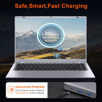 Ordinateur portable 14 pouces Portable ultra-mince AMD 3020e 8 Go de RAM 256 Go SSD jusqu'à 1 To extensible Ordinateur portable mince pour entreprises