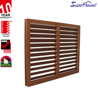 Superhouse fenêtres à persiennes En Aluminium Cadre Réglable En Verre Fenêtres Persiennes En Aluminium Persiennes Persiennes Fenêtre Fabricant