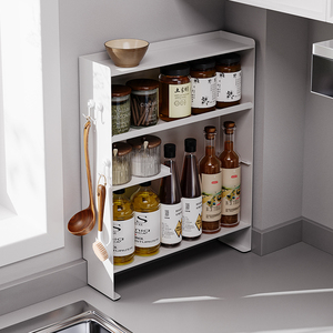 Yushijia encimera condimentos estante de almacenamiento cocina esquina soporte estante gadgets organizador soportes - Product Image 5