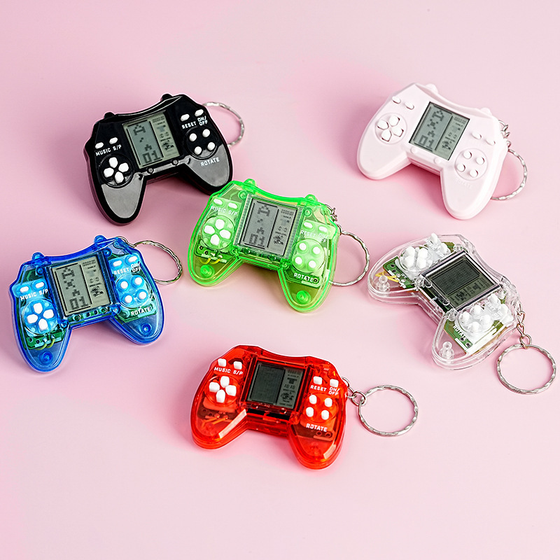 Console de jeu à bloc de porte-clés avec poignée en forme de puzzle classique | Mode en ligne