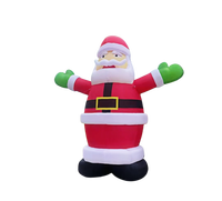 Mascotte gonflable personnalisable en forme de bonhomme de neige pour Noël, modèle de dessin animé à air fermé