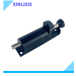 उच्च गुणवत्ता वाला पुश एंटी थेफ्ट सिक्योरिटी डोर स्टॉप लॉक स्प्रिंग डोर स्टॉपर गेट लॉक ब्लैक डोर एयर स्टॉपर फुट ऑन द स्विच - Product Image 6