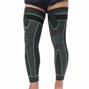 1 Pcs Compression Shin Pads Support Stripe Sport Sleeve Arthritis Joint Pain Protector Adjustable Elastic Breathable Unisex Keep - Product Image 6