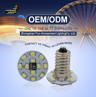 Fournisseurs chinois Pièces d'origine Fun Attraction E14 Cabochon Lampe à LED pour parcs à thème Fairground Amusement Point Lumières Plastique