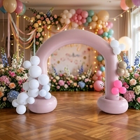 Arche de guirlande de ballons gonflables en PVC réutilisable personnalisée pour la décoration de mariage, de fête ou d'événement