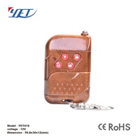 YET010 1/2/4 touches 315mhz télécommande transmetteur de Code roulant 433mhz code d'apprentissage télécommande