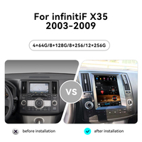 Android 15 pour Infiniti FX35 FX45 2003 2004 2005-2009 Lecteur DVD Multimédia Carplay GPS Navigation Écran Tactile Autoradio