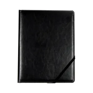 Office luxury handmade leather portfolio folder leather portfolio a4 In stock