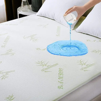 Protège-matelas AOSEN imperméable en jacquard de bambou avec couche d'air respirante pour la protection contre les punaises de lit