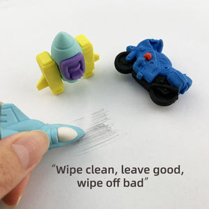 Juguete <span class=keywords><strong>Infantil</strong></span> Creativo de Papelería, Borrador con Forma de Nave Espacial o Motocicleta para Armar, Modelo Impreso en 3D - Product Image 3