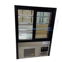 Gâteau réfrigérateur vitrine refroidissement par air affichage réfrigérateur verre refroidisseur boulangerie vertical gâteau vitrine