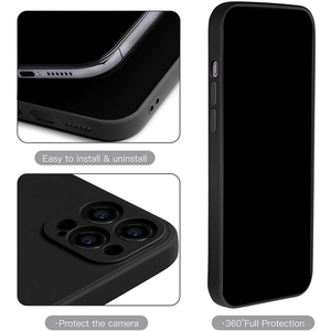 ป้องกันการกระแทกแบบซิลิโคนสำหรับ<span class=keywords><strong>เคส</strong></span> <span class=keywords><strong>iPhone</strong></span> 15 14 13 12 <span class=keywords><strong>11</strong></span> x XS Plus Pro MAX ปกป้องกล้องอย่างดี - Product Image 4