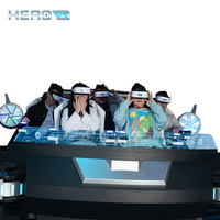 Simulateur des aventures VR d'UFO de cinéma des sièges 9D de la zone 5 de jeu de HEROVR dans l'angle de visualisation de 360 degrés