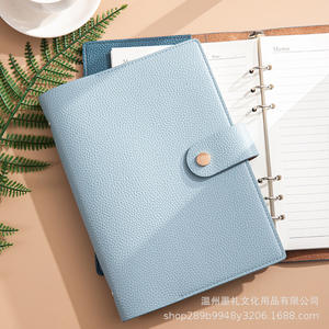 สมุดบันทึกหนัง Moli แบบใส่กระดาษไดอารี่ 80 กรัม กระดาษดาหลิน พกพาสะดวก สำหรับธุรกิจและสำนักงาน พร้อมบริการพิมพ์โลโก้ตามสั่ง - Product Image 1