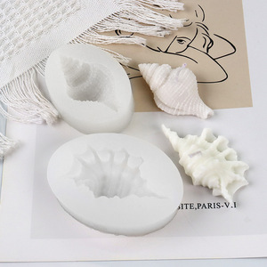 Khuôn làm nến hình vỏ sò dễ thương, dòng Ocean, nhãn hiệu riêng, giao hàng nhanh hơn, thích hợp làm quà sinh nhật - Product Image 4