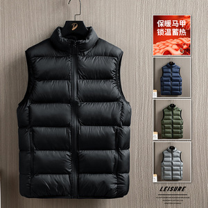 <span class=keywords><strong>Chaleco</strong></span> de algodón de otoño e invierno para hombre, camisa de fondo de temporada, versión coreana de la tendencia informal de chaquetas para hombre, chalecos - Product Image 2