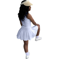 Ensemble de vêtements pour femme Conyson, nouveau style d'été, logo personnalisé, jupe plissée sportive décontractée sexy, élégante, deux pièces