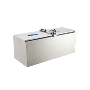 Boîte à outils latérale pour camion en aluminium robuste avec serrure - <span class=keywords><strong>Coffre</strong></span> <span class=keywords><strong>de</strong></span> <span class=keywords><strong>rangement</strong></span> étanche pour camionnette tout-terrain/<span class=keywords><strong>remorque</strong></span> - Product Image 1