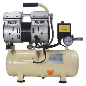 <span class=keywords><strong>Compresseur</strong></span> d'air silencieux sans huile <span class=keywords><strong>de</strong></span> haute qualité 550W avec moteur tout en cuivre et pieds anti-vibrations, durable et difficile à casser - Product Image 1