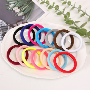 Porte-queue de cheval élastique en polyester coloré pour femmes et filles, extensible jusqu'à 10 cm, sans plis, sans dommages pour les cheveux - Product Image 2