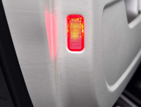 Reflector de reflejo de plástico amarillo y rojo de Venta caliente para camión de motocicleta Scooter