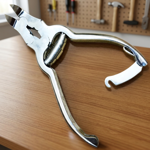 Cortaúñas de Acero al Carbono de 12.5mm con Mandíbula Plana, Apertura Ancha, Cuchilla Curva para Uñas Gruesas, Cuidado del Bebé, Estilo Simple y Duradero - Product Image 1
