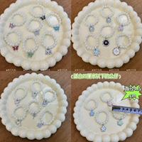 Mini-collier de perles pour accessoires de poupée, décorations DIY, ornements, matériaux pour tenues de poupées en peluche, fournitures de décoration pour jouets de collection, vente en gros