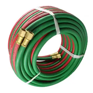 2023 year Red and Green Rubber Welding Air Hose/ T Grade Twin Welding Rubber Hose