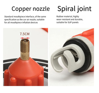 Connecteur de valve d'air pour planche de SUP gonflable, adaptateur de conversion, embout de pompe à air pour accessoires de kayak et planches gonflables