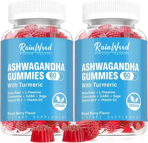 OEM Private Label Ashwagandha Gummies per donne e uomini Vegan Ashwagandha Gummies
