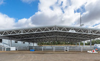 Hangars de ferme préfabriqués pour moutons Conception d'abri pour le bétail Hangar à structure en acier Hangars à chèvres de grange à vendre