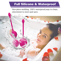 OEM Vibromasseur œuf vibrant 10 vitesses avec télécommande, en silicone de qualité alimentaire, œuf d'amour, boules vaginales, jouets sexuels pour exercices de Kegel pour femmes