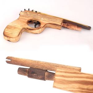ปืนของเล่นไม้แบบมอนเตสซอรี่สำหรับเด็กและผู้ใหญ่ ของขวัญวันหยุด ปืนของเล่นไม้ - Product Image 2